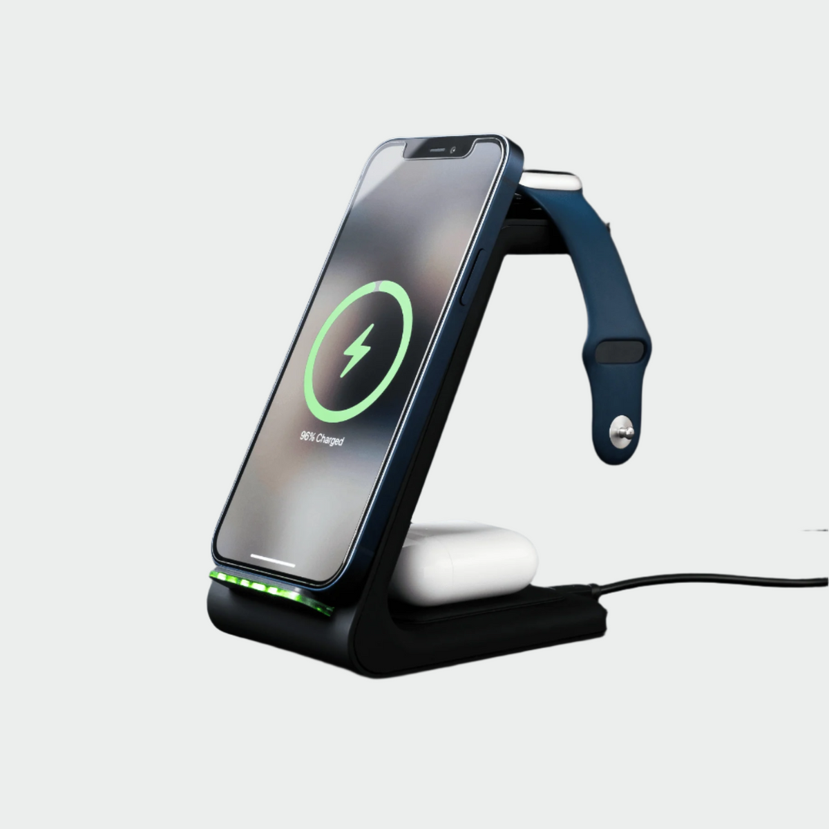 Wireless Charging Station for Multiple Devices with Fast 15w Power and Compact Design - Image 2