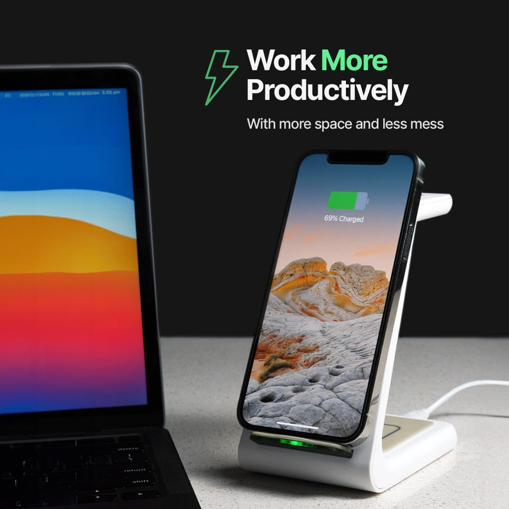 Wireless Charging Station for Multiple Devices with Fast 15w Power and Compact Design - Image 4