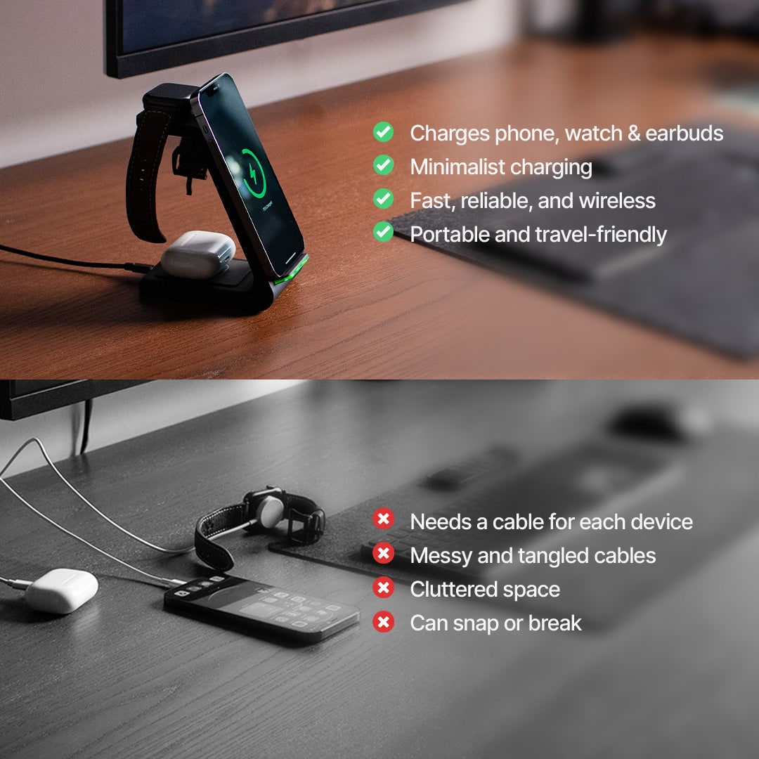 Wireless Charging Station for Multiple Devices with Fast 15w Power and Compact Design - Image 7