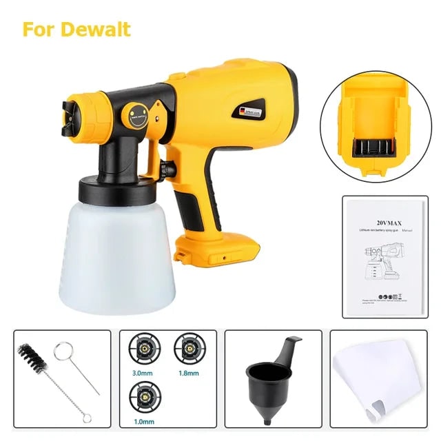 Wireless Cordless Electric Paint Sprayer Handheld Portable Adjustable Nozzle - Image 11