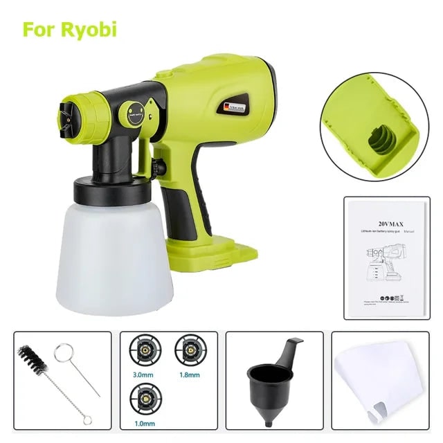 Wireless Cordless Electric Paint Sprayer Handheld Portable Adjustable Nozzle - Image 7