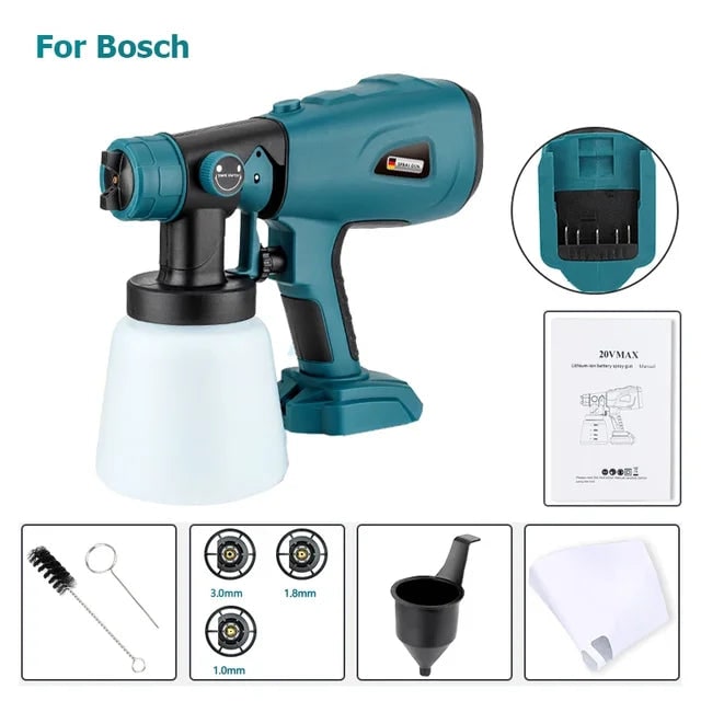 Wireless Cordless Electric Paint Sprayer Handheld Portable Adjustable Nozzle - Image 9