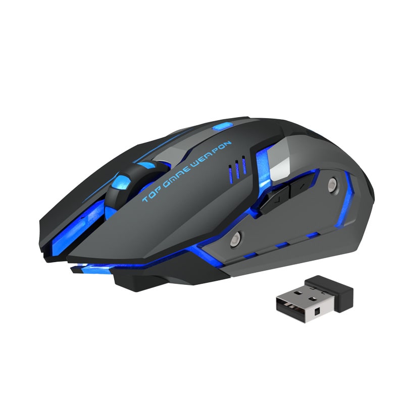 Wireless Ergonomic Gaming Mouse with LED Backlighting and 6 Programmable Buttons - Image 3