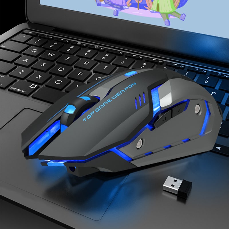 Wireless Ergonomic Gaming Mouse with LED Backlighting and 6 Programmable Buttons - Image 6