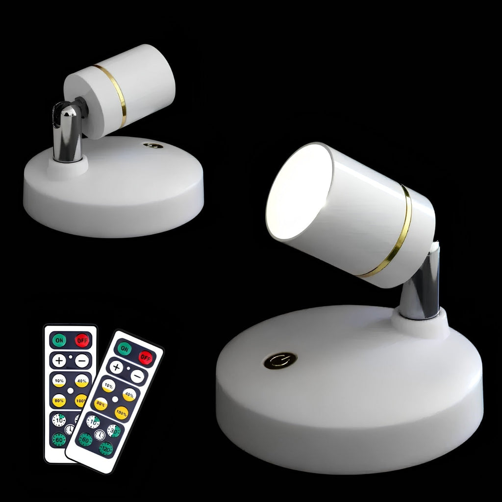 Wireless LED Spotlight Adjustable Portable Cordless Downlight Wall Ceiling Mount - Image 10