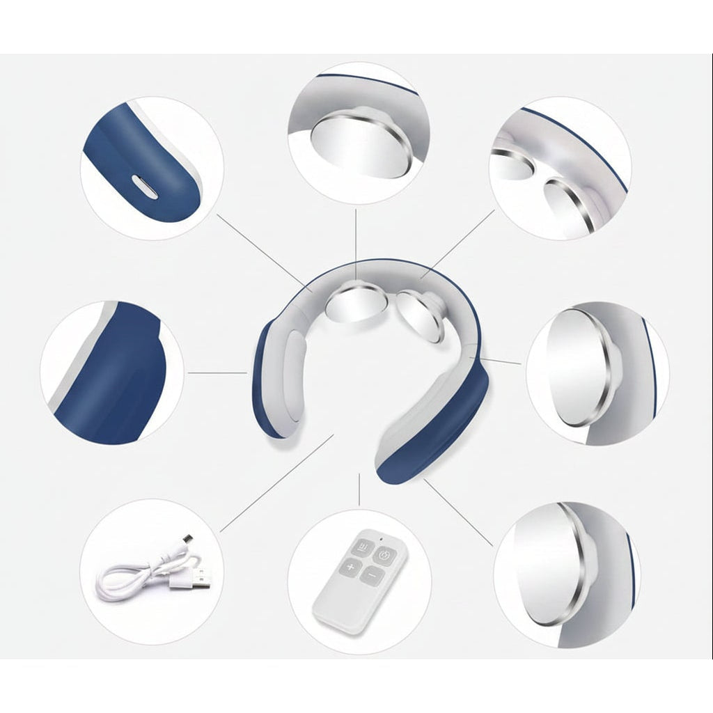 Wireless Neck Massager with Heat and Shoulder Trapezius Muscle Relief And Massage - Image 3