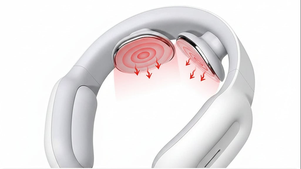 Wireless Neck Massager with Heat and Shoulder Trapezius Muscle Relief And Massage - Image 8