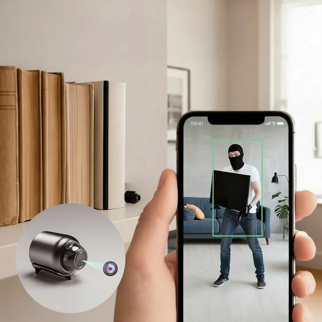 Wireless Security Camera with Mini Spy Design WIFI Remote View and Audio - Image 3