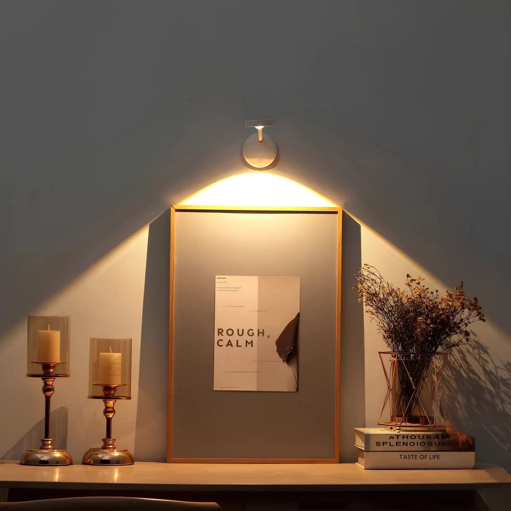 Wireless Wall Sconce Light LED Rotatable Cordless Picture Motion Sensor - Image 2