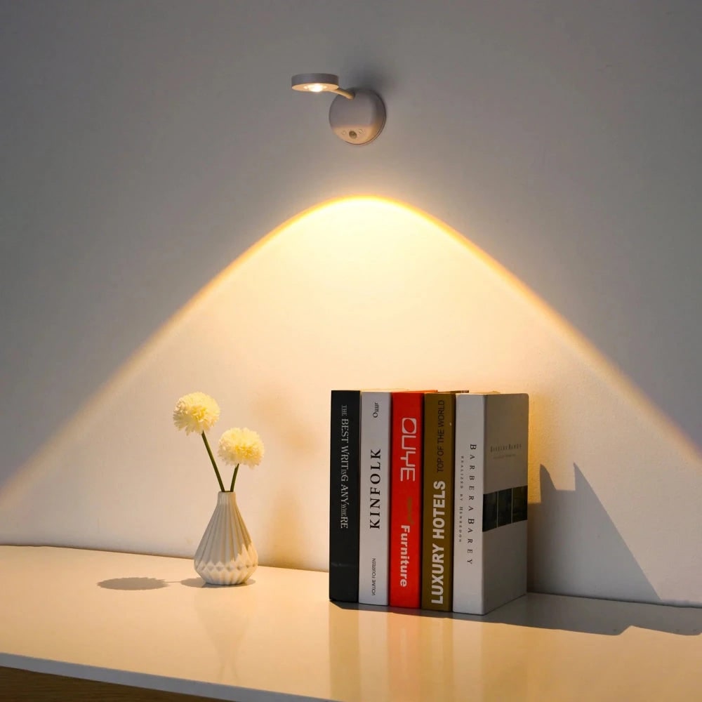 Wireless Wall Sconce Light LED Rotatable Cordless Picture Motion Sensor - Image 7
