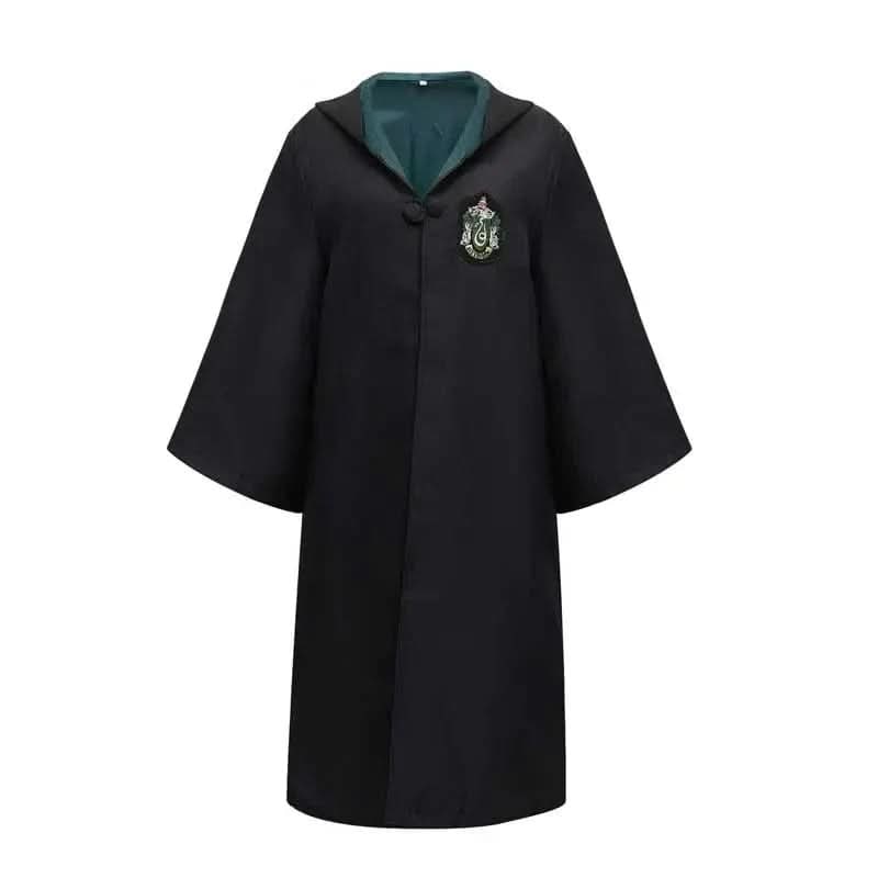 Wizard Costume Robe Hooded Embroidered Ankle Length - Image 3
