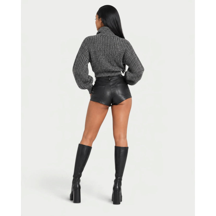 The High-Neck Zip Cardigan