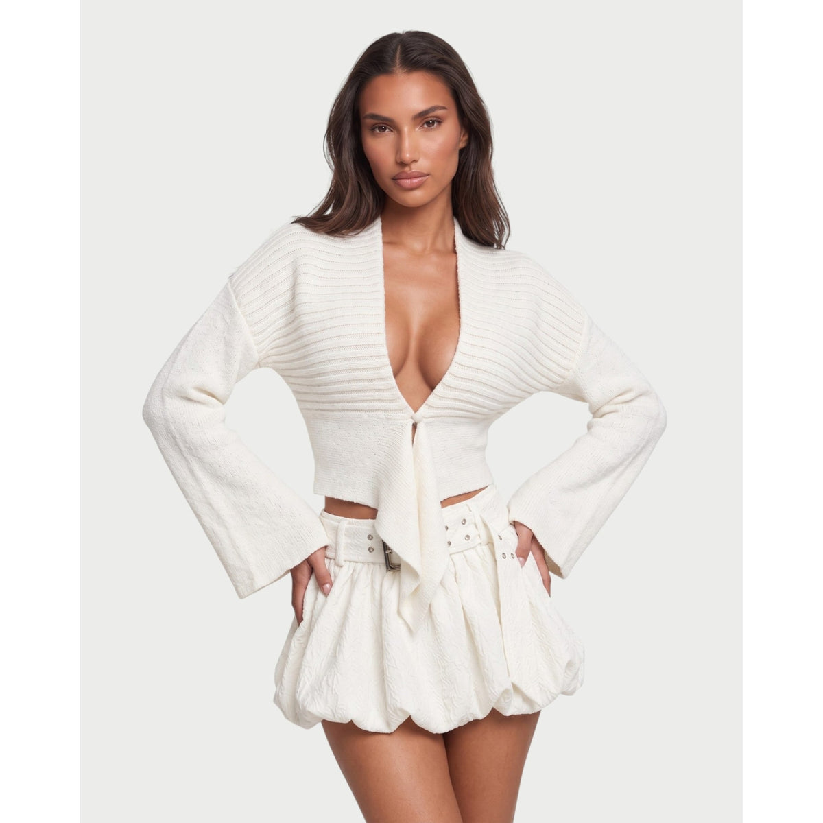 The Asymmetric Knit Cardigan