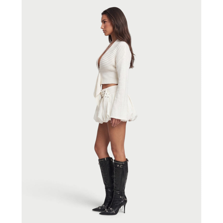 The Asymmetric Knit Cardigan