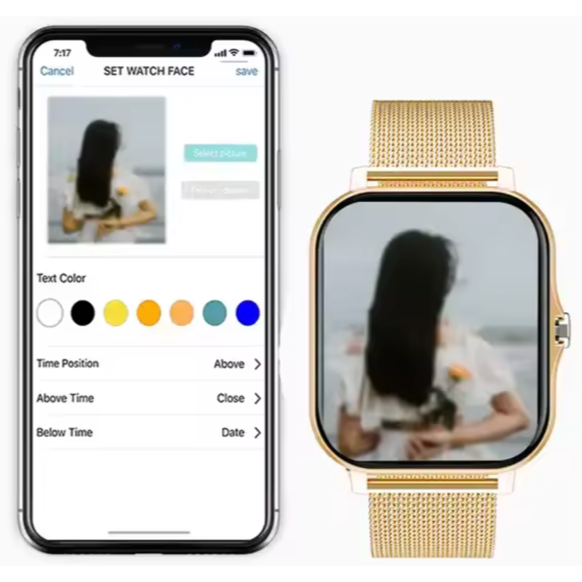 Women's GPS Smartwatch with Fitness Tracking Health Monitoring and Slim Elegant Design - Image 2