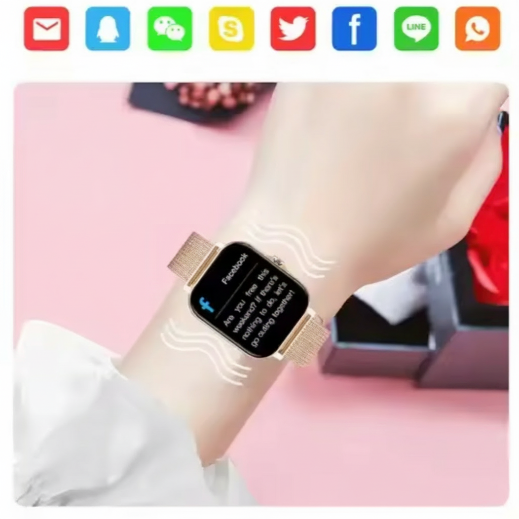 Women's GPS Smartwatch with Fitness Tracking Health Monitoring and Slim Elegant Design - Image 3