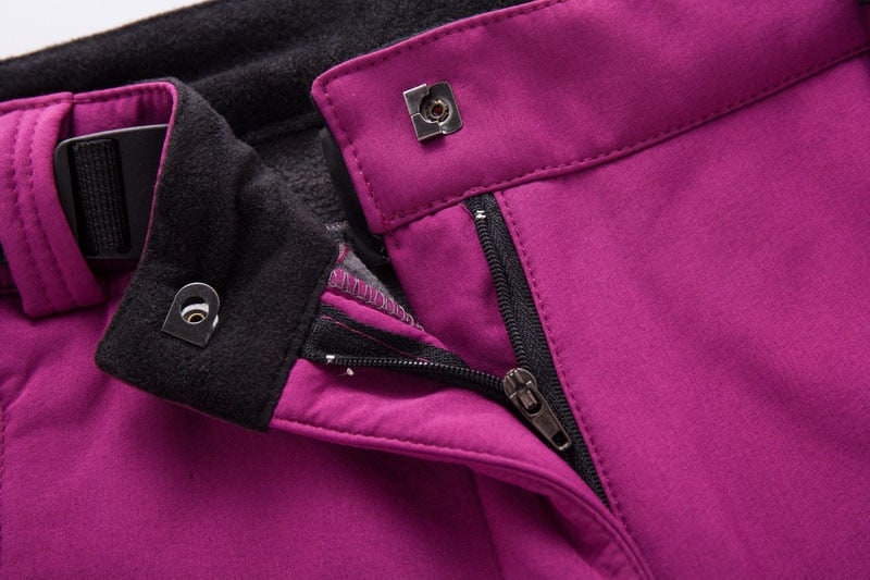 Women's Hiking and Trekking Pants with Fleece Lining and Water Resistant Softshell - Image 6