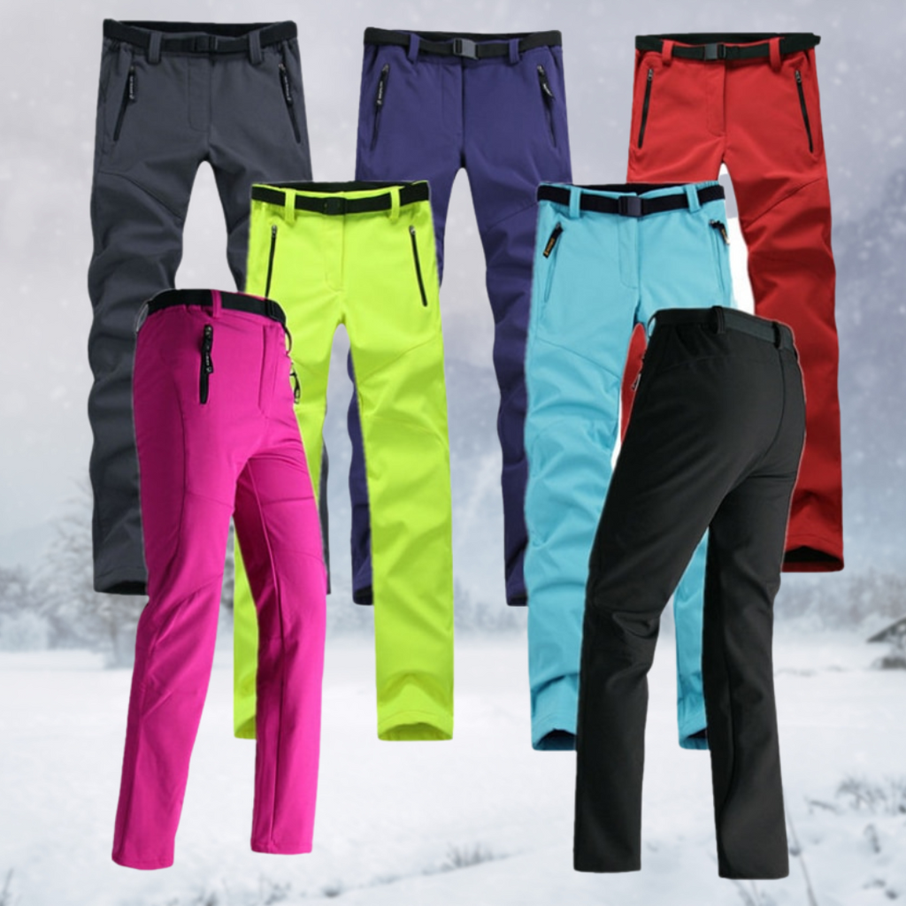 Women's Hiking and Trekking Pants with Fleece Lining and Water Resistant Softshell - Image 7