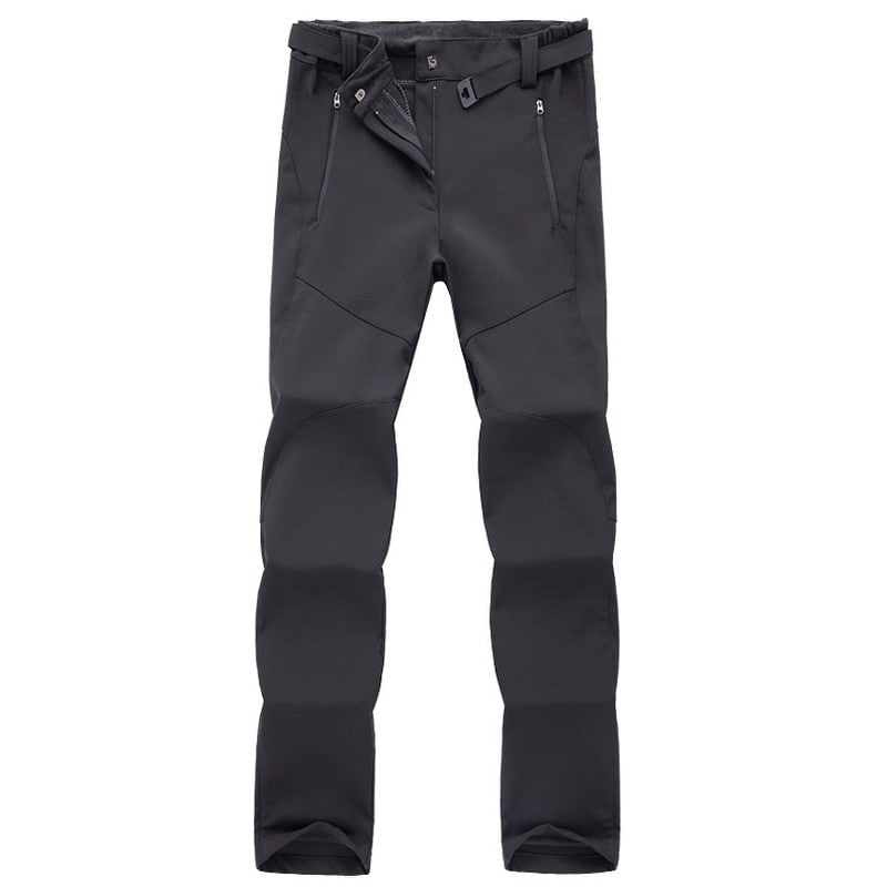 Women's Hiking and Trekking Pants with Fleece Lining and Water Resistant Softshell - Image 9