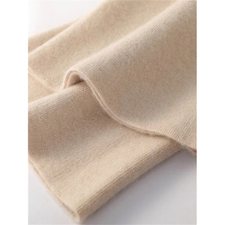 Womens Knit Pants High Waisted Wide Leg Pockets Soft Fuzzy Ribbed Cashmere - Image 4