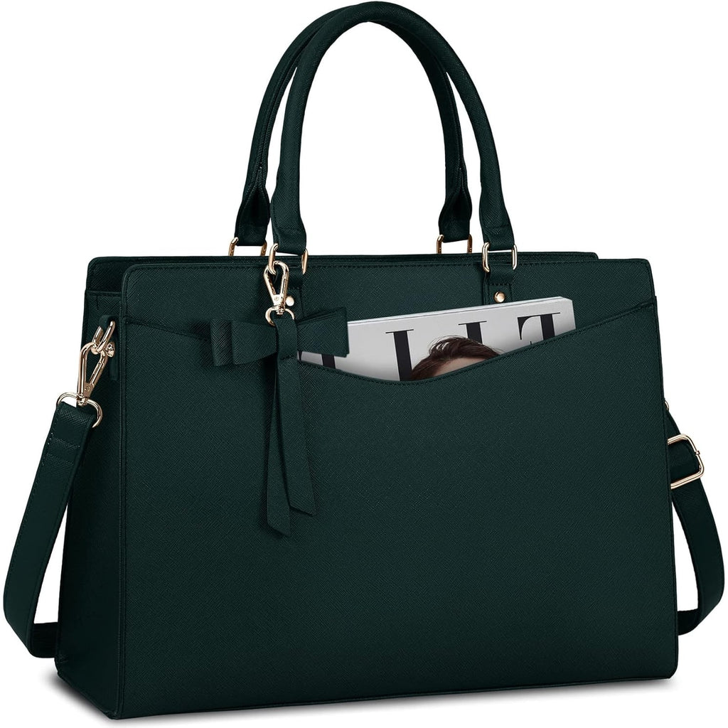 Women's Laptop Tote Bag with Multiple Compartments and Padded Protection - Image 1