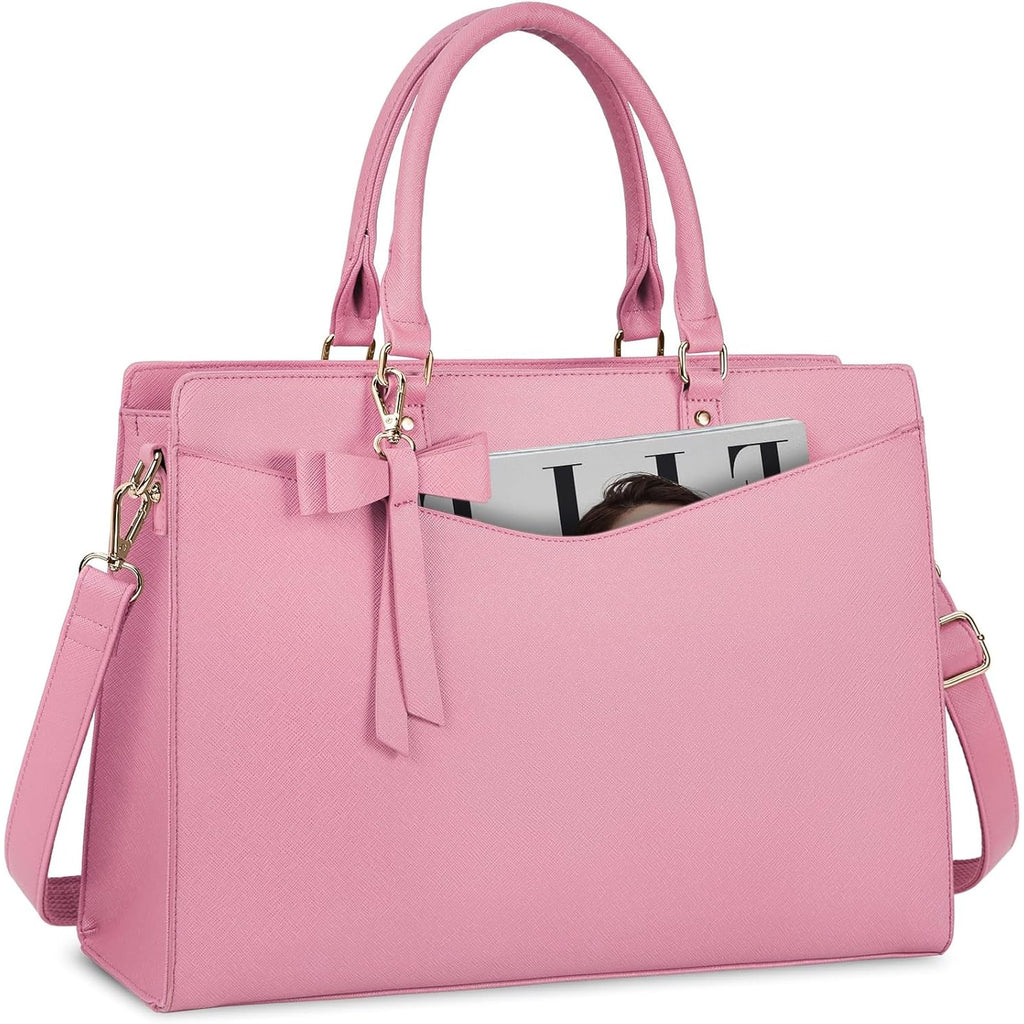 Women's Laptop Tote Bag with Multiple Compartments and Padded Protection - Image 13
