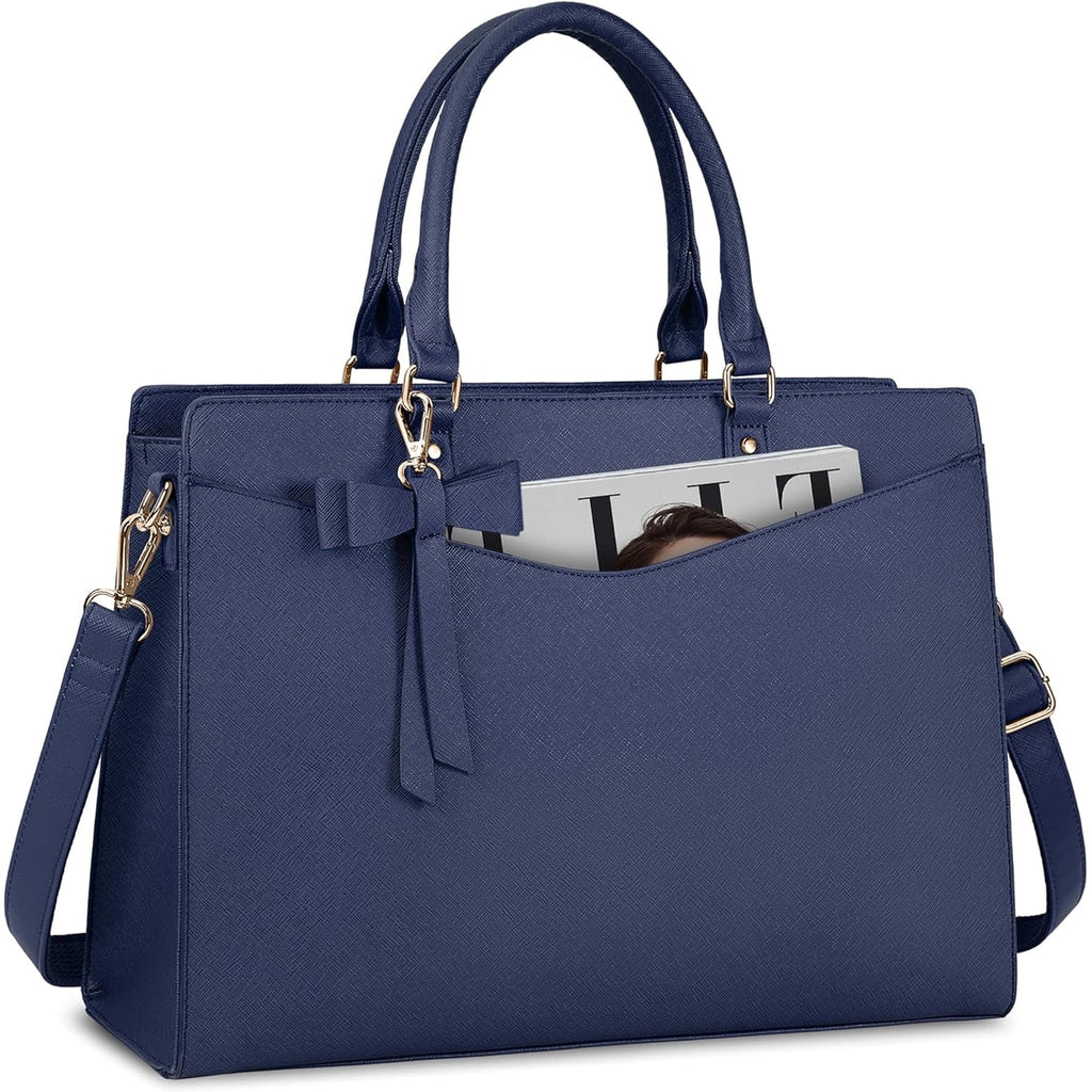 Women's Laptop Tote Bag with Multiple Compartments and Padded Protection - Image 19