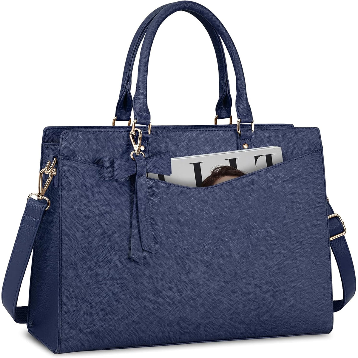 Women's Laptop Tote Bag with Multiple Compartments and Padded Protection - Image 19