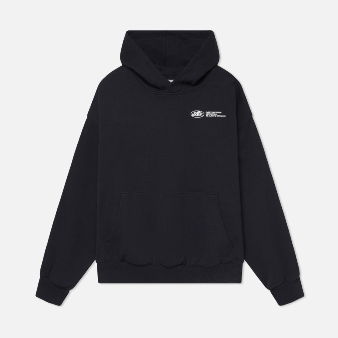 Women's Oversized Hoodie Pullover Sweatshirt with Graphic Print and Drop Shoulder - Image 5