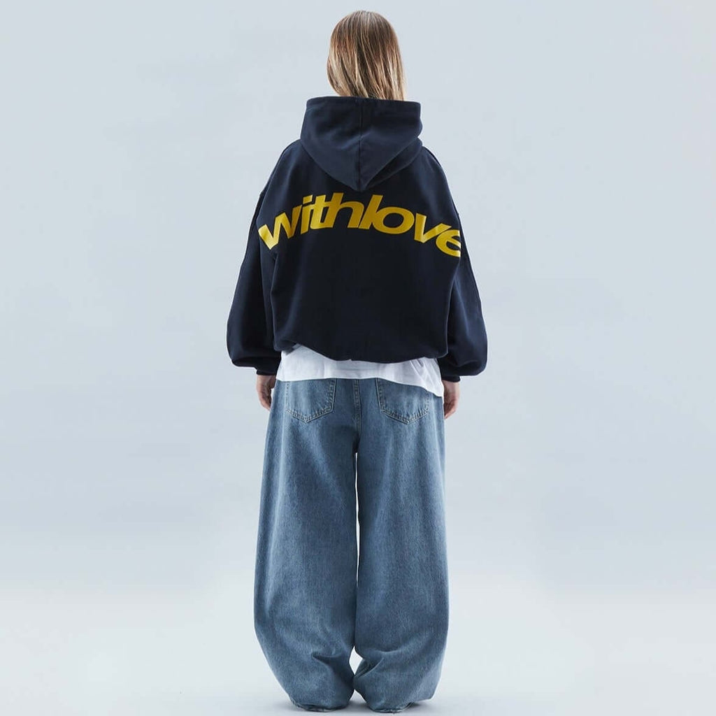 Women's Oversized Hoodie Pullover Sweatshirt with Graphic Print and Drop Shoulder - Image 8