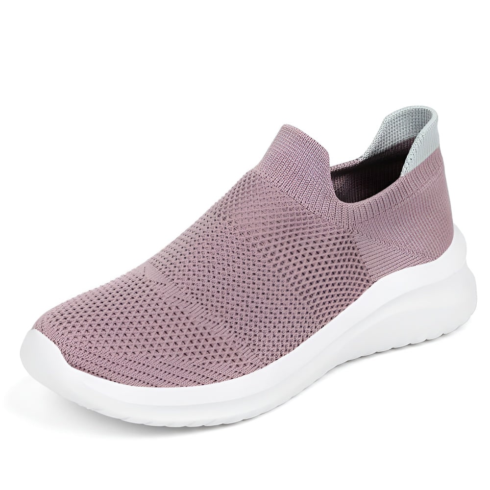 Women's Slip on Sneakers Breathable Mesh Laceless Walking Cushioned On Shoes - Image 10