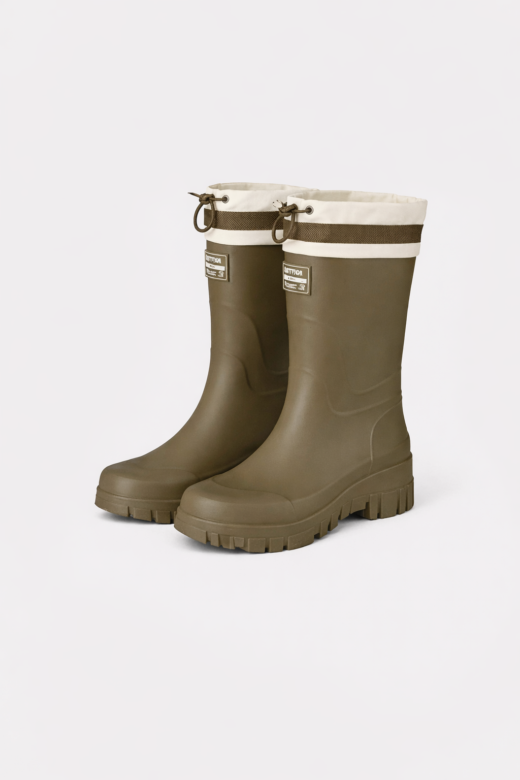 Women's Waterproof Boots with Adjustable Drawstring Collar and Chunky Lug Sole - Image 11