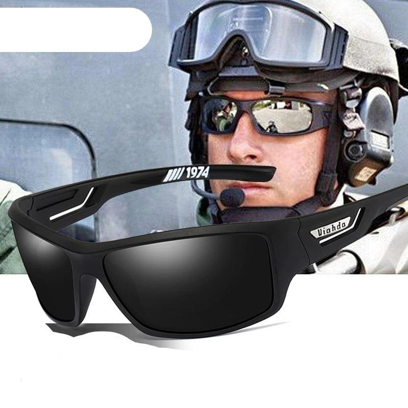 Wrap Around Sports Sunglasses with UV 400 Polarized Lenses and Tactical Design - Image 10