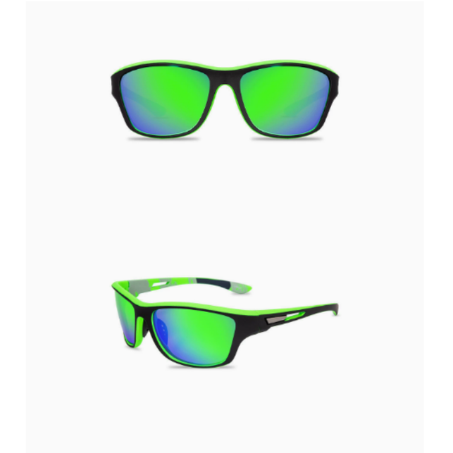 Wrap Around Sports Sunglasses with UV 400 Polarized Lenses and Tactical Design - Image 14