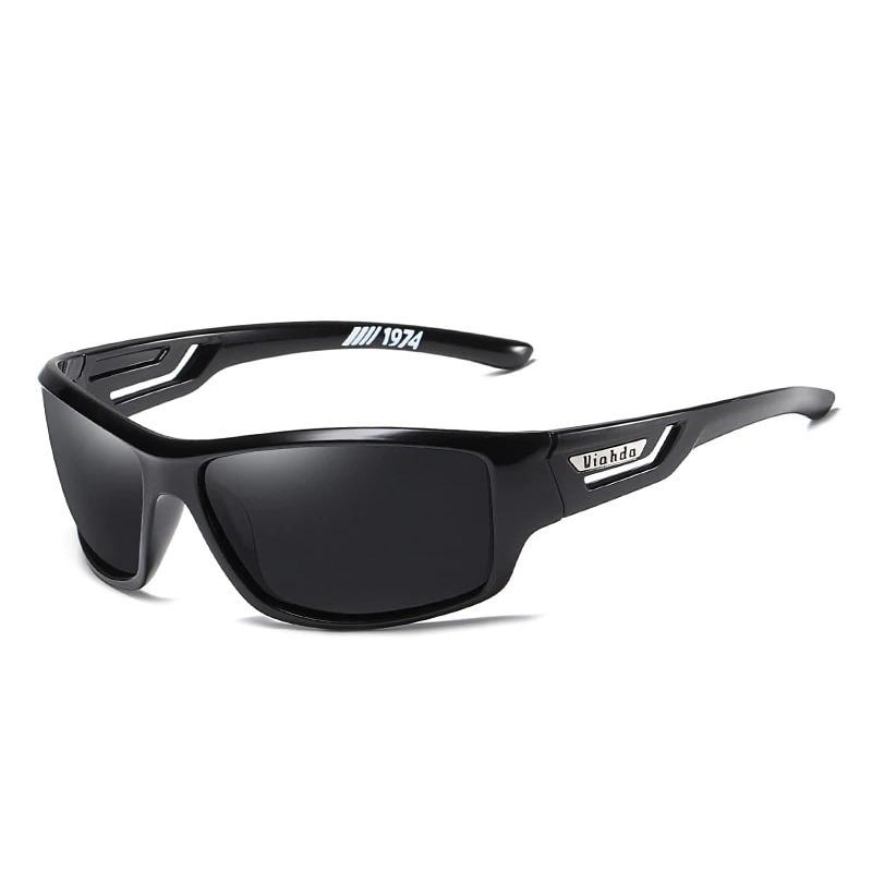 Wrap Around Sports Sunglasses with UV 400 Polarized Lenses and Tactical Design - Image 3