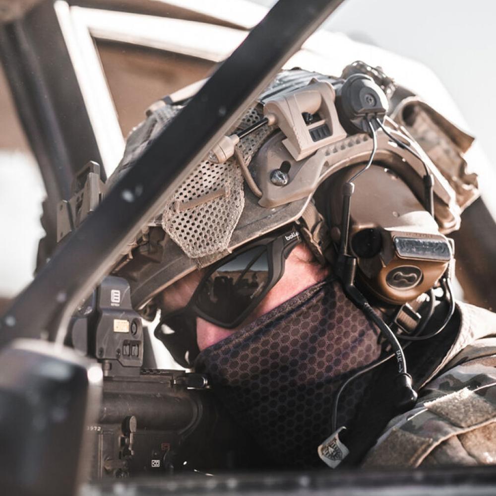 Wrap Around Sports Sunglasses with UV 400 Polarized Lenses and Tactical Design - Image 4