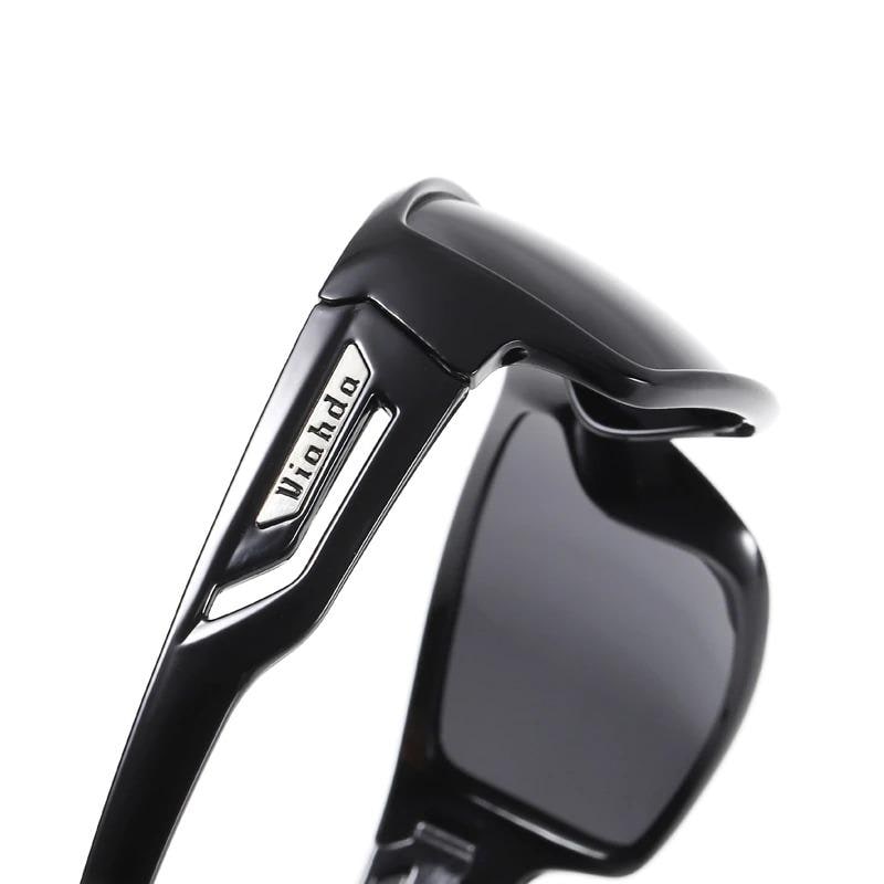 Wrap Around Sports Sunglasses with UV 400 Polarized Lenses and Tactical Design - Image 5