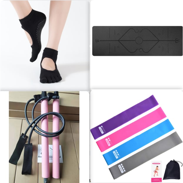 Yoga Mat Folding Exercise with Thick Non-Slip Tpe and Alignment Lines for Beginners - Image 12