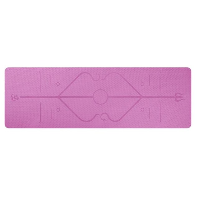 Yoga Mat Folding Exercise with Thick Non-Slip Tpe and Alignment Lines for Beginners - Image 13