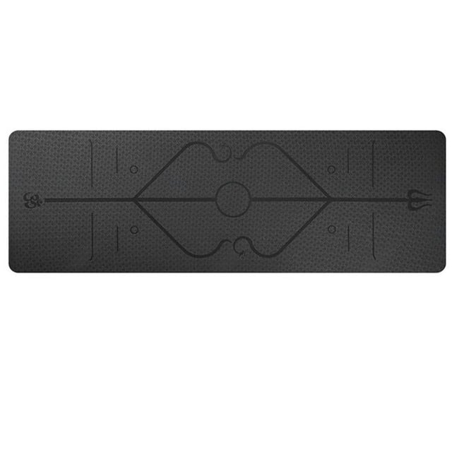 Yoga Mat Folding Exercise with Thick Non-Slip Tpe and Alignment Lines for Beginners - Image 15
