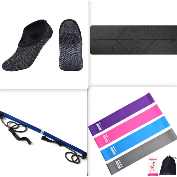 Yoga Mat Folding Exercise with Thick Non-Slip Tpe and Alignment Lines for Beginners - Image 20