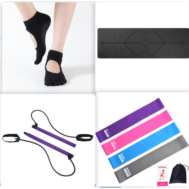 Yoga Mat Folding Exercise with Thick Non-Slip Tpe and Alignment Lines for Beginners - Image 24