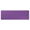 Yoga Mat Folding Exercise with Thick Non-Slip Tpe and Alignment Lines for Beginners - Image 3