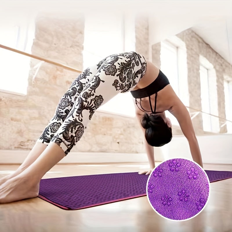 Yoga Towel for Mat Microfiber Non Slip Grip Portable Quick Dry - Image 3