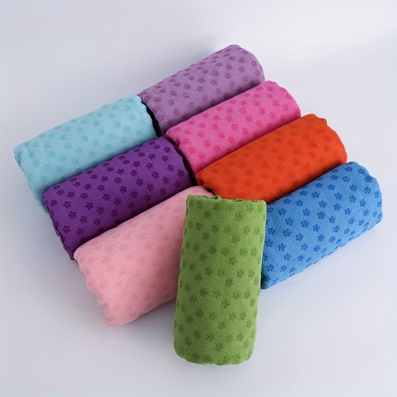 Yoga Towel for Mat Microfiber Non Slip Grip Portable Quick Dry - Image 6